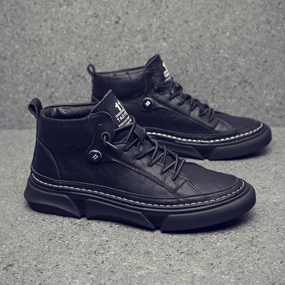 Men's Autumn And Winter New High-Top Casual Sports Shoes Warm Fashion Trend Shoes